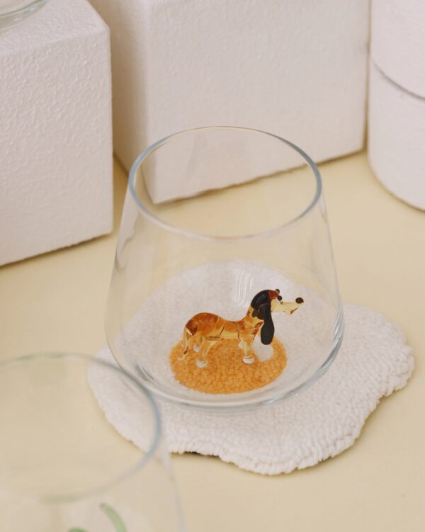 Tiny Dog Animal Drinking Glass - Bluerees