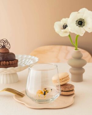 Tiny Dog Animal Drinking Glass - Bluerees