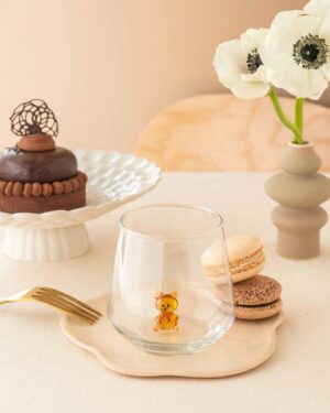 Tiny Bear Animal Drinking Glass - Bluerees